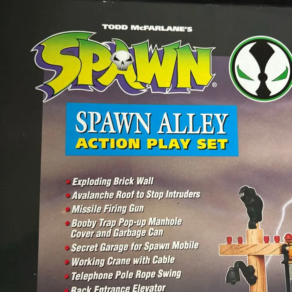 Spawn Alley Action Play Set Vintage Todd McFarlane Toy - 1994 - SEALED Brand New